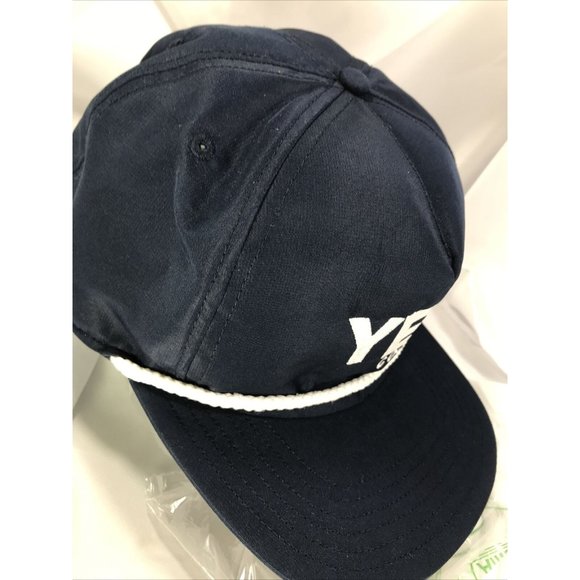Yeti Coolers Adjustable Snapback Cap Rope Hat- One Size Navy Blue White - Picture 2 of 11